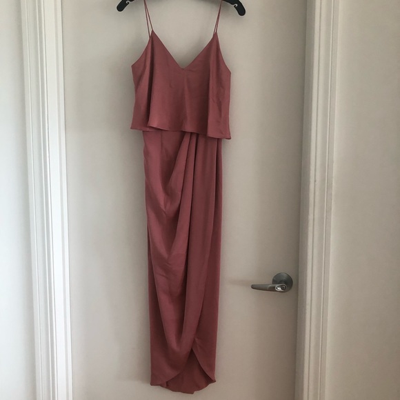 halterneck mini dress in brown Chesca Halter Neck TW-ORDER Sizes:US 12 cocktail parties Bachelorette Party Attire For